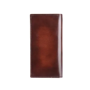 TERSE_Fsahion handmade long wallet venice cowhide customize logo 3 colors in stock thin wallet factory price