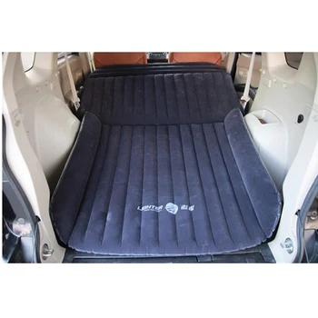 SUV Inflatable Mattress With Air Pump Travel Camping Moisture-proof pad Car Back Seat Sleeping Rest Mattress Car Sex Bed