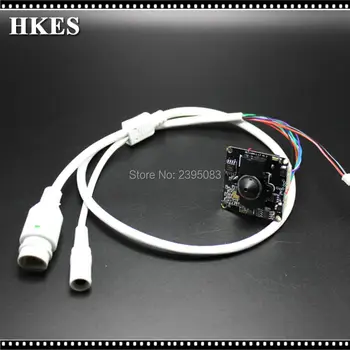HKES Sale 8pcs/lot CCTV Camera HD 720P 1080P Indoor Mini IP Cam module with 3.7MM LENS