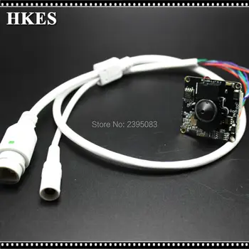 HKES Sale 8pcs/lot CCTV Camera HD 720P 1080P Indoor Mini IP Cam module with 3.7MM LENS