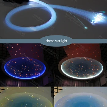 Mix use 0.75 1mm fiber optic home ceiling star decorative light for living room lighting decoration
