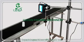 LX-PACK Lowest Factory Price belt conveyor for inkjet printer belt conveyor for inkjet printing machine Stand holder Shelf