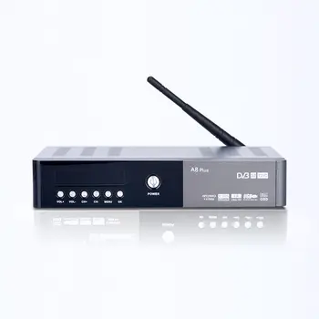 A8 plus DVB-S2 DVB-T2 S2 Android Smart TV Box HD Satellite TV Receiver PowerVu Biss key Cccam Wifi Media player iptv pvr