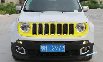 7 Colors For Choice ! For Jeep Renegade 2016 2017 ABS Front Grille Grill Cover Trim 1 Pcs