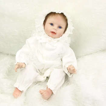 New Reborn Baby Dolls Handmade Realistic Soft Silicone Newborn Babies 22 inch Children Birthday Xmas Gift Free Magnet Pacifier