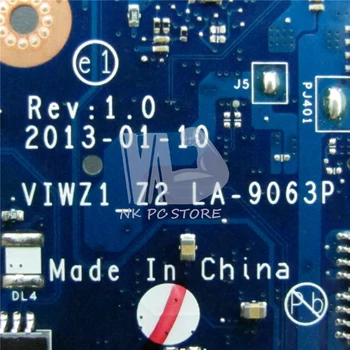 VIWZ1 Z2 LA-9063P Main Board For Lenovo ideapad Z500 Laptop Motherboard HD4000 HM76 DDR3