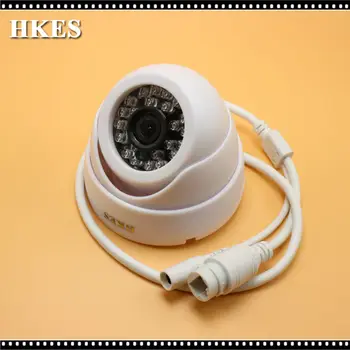 HKES 2pcs High Resolution 1080P 2.0MP ONVIF Indoor IR CUT Night Vision Plug and Play Mini Dome IP Camera