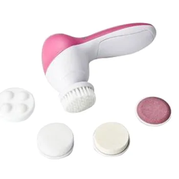 Pore Cleaner Body Cleaning Massage 5 in 1 Electric Wash Face Cleansing Machine Facial Mini Skin Beauty Massager Brush