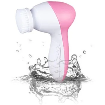 Pore Cleaner Body Cleaning Massage 5 in 1 Electric Wash Face Cleansing Machine Facial Mini Skin Beauty Massager Brush