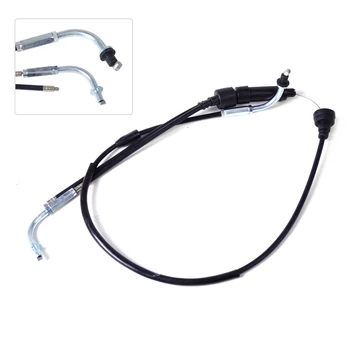 Beler Motorcycle Motocross Push Pull Throttle Cable Assembly Assy Fit for Yamaha PW80 1985-2007 BW80 1986-1990 Dirt Motor Bike