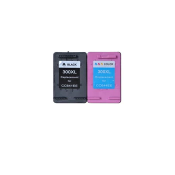 2 Pcs Ink Cartridge for HP 300 300XL Black Tricolor for HP Deskjet D1660 D2560 D2660 D5560 F2420 F2480 F2492 F4210 Printers