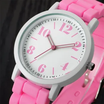 2017 Ladies Womens Analog Silica Jelly Gel Quartz Sports Wrist Watch Gift Sport Mens Watches dropshopping #4.3