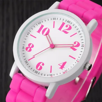 2017 Ladies Womens Analog Silica Jelly Gel Quartz Sports Wrist Watch Gift Sport Mens Watches dropshopping #4.3