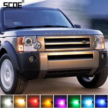 SCOE W5W 12SMD Car Styling Nichia Chip Front Parking Light LED Bulb Source For Land Rover LR3 LR4 Range Rover Range Rover Sport