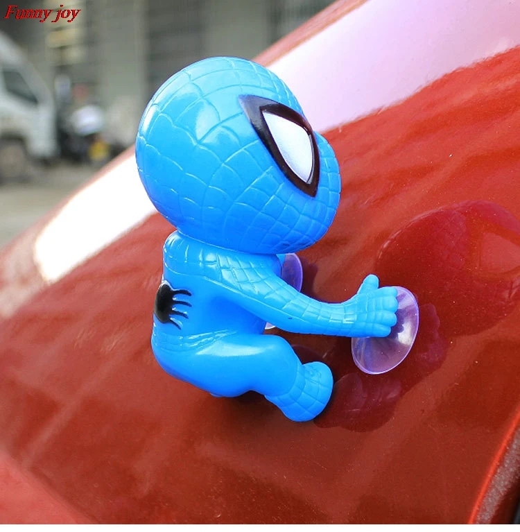 For Spider Man Toy Climbing Spiderman Window Sucker for Spider-Man Doll Car Home Interior Decoration 3 color 2X HM141#50