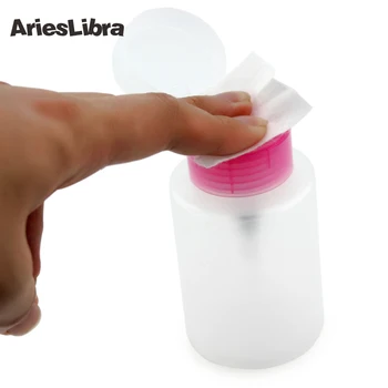 AriesLibra Wholesale 10pcs/set Professional Nail Tool 150ml Nail Art Tools Nail Art liquid Polish Pump Bottle For Nail Art Tool