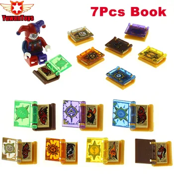 New Book 7Pcs/lot Hot Nexus Knights Jestro Magic Books Toys Building Blocks mini Bricks Toys Figures For Children Gifts Lepin