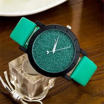 Luxury Quartz Watch Vogue Women Star Minimalist Fashion Watches For Lovers Leather Strap Gift Watches relogio feminino