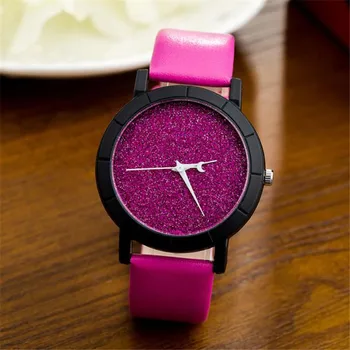 Luxury Quartz Watch Vogue Women Star Minimalist Fashion Watches For Lovers Leather Strap Gift Watches relogio feminino