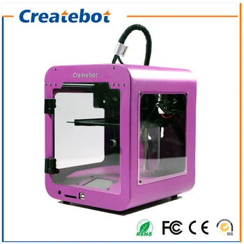 Special Price Createbot Super Mini 3D Printer Sexy Purple Designed for Kids and Children English Touchscreen Sales Promotion