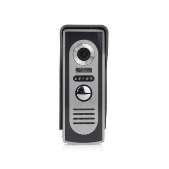 JERUAN 7`` video door phone intercom system video doorphone doorbell speaker intercom recording photo taking 1 indoor 2 outdoor
