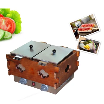 Double-cylinder 1pc Spicy electric machine string of incenses Oden pot cooking stove commercial snack machine connected device