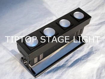 TIPTOP 4*40W Stage Professional Four Big Eye Audience COB LED Blinder Long Shape 4 Eye RGBW/White Optional Stage Wall Washer