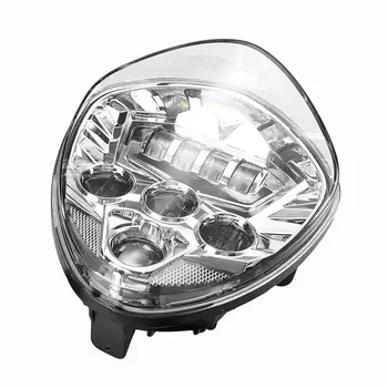 Black/Chrome Motorcycle LED Headlight Kit for Victory 2010-2016 Cross Models/2007-2016 Cruisers High-intensity Cross Country