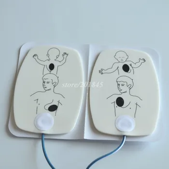 50 Pairs Children Training Replacement Pads AED Training model defibrillator universal trainer
