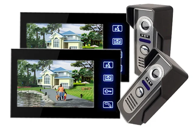 Touch Keypad Video Doorphone Security Monitoring Camera and Outdoor Intercom Video Door Intercom Door Monitor