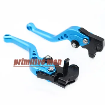 For YAMAHA YZF R125 2012-2013 Motorcycle Accessories Aluminum short Brake Clutch Levers Blue