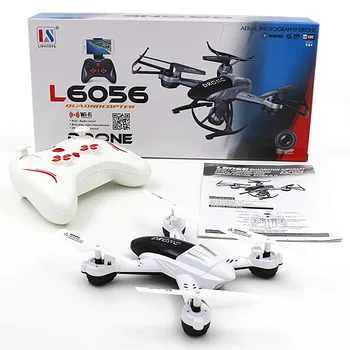 L6056 2.4G 4CH 6-Axis Headless Mode Remote RC Drone with 2MP Camera LED Light Night Flying Quadcopter Toys