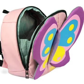 Swiss Cute Kid Backpck Lovely Butterfly shaped Small Primary School Backpack for Girls Kindergarten Bookbag SWK1001B