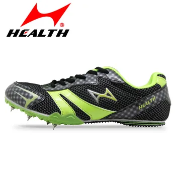 HEALTH student athletic runing sport shoes professional slip-resistant long sprint spikes female running nail for men spike