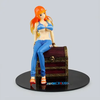 Japan Anime One Piece Nami Database PVC Collectible Figure Collectible Model Toy 19.5cm