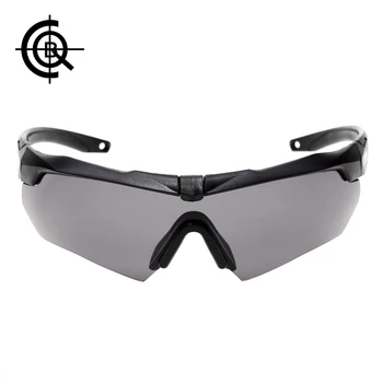 CQB Brand Tactical Cycling Glasses Men Outdoor Sport Driving Hiking Glasses Bulletproof Myopia Eyewear Glasses YJ0053