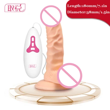 7.1 inches huge dildo realistic dildos for women Sex toys for woman Sex fake penis artificial rubber penis with sucker