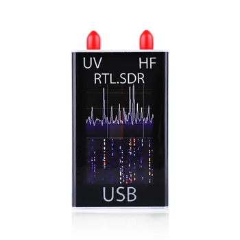 100KHz-1.7GHz Full Band UV HF RTL-SDR USB Tuner Receiver/ R820T+8232 Ham Radio