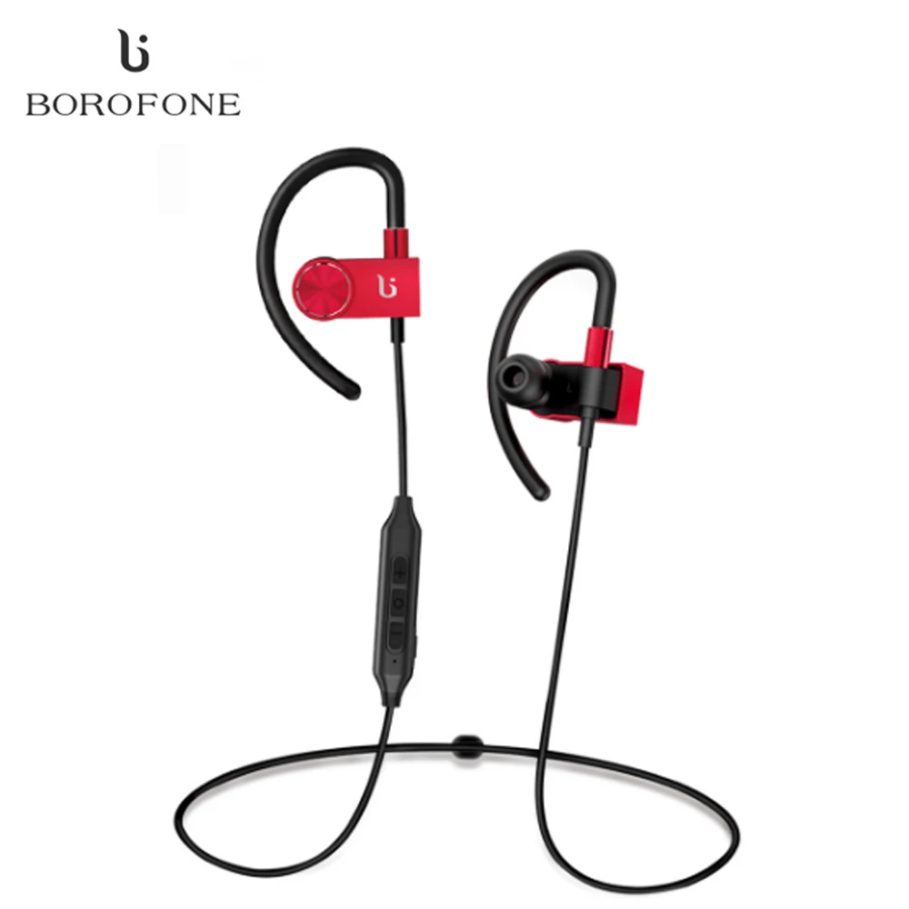 Original BOROFONE BE3 Universal Waterproof Sport Running Jogging Earphone Wireless Bluetooth V4.0 10M Transmission Distance