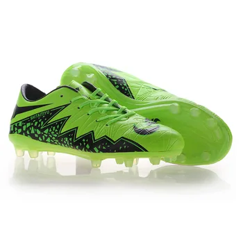 2016 Football Boots Men Footy Boots Kids Soccer Cleats Boy Soccer Boots Green/Blue Training Football