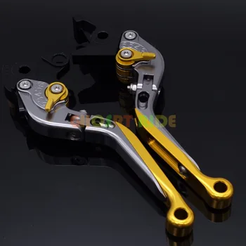 With Logo(XJR )CNC New Adjustable Motorcycle Brake Clutch Levers For YAMAHA XJR 1300 XJR1300 XJR1200 07 13 14 12