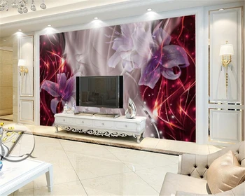 Beibehang wallpaper stereo flower luxury TV backdrop 3d wallpaper living room bedroom background mural wallpaper for walls 3 d