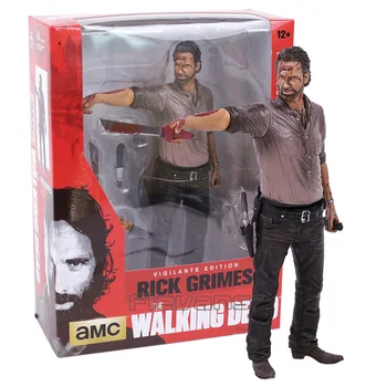 The Walking Dead Rick Grimes PVC Action Figure Collectible Model Toy 2 Types 10inch 25cm