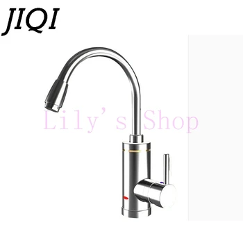 Tankless electric faucet kitchen instant heating faucet tap hot water kitchen heater EU US plug 3000W 220V