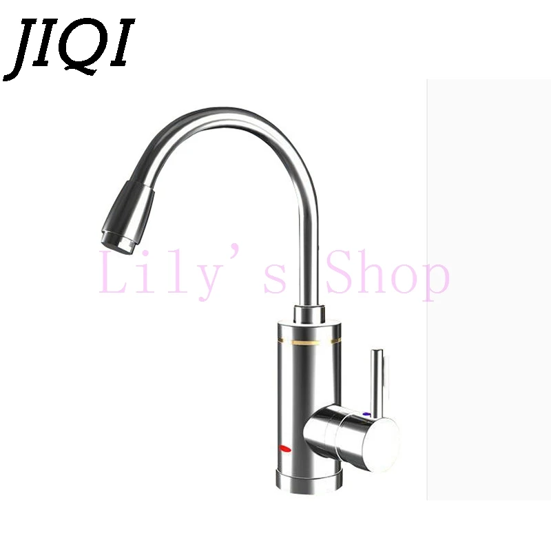 Tankless electric faucet kitchen instant heating faucet tap hot water kitchen heater EU US plug 3000W 220V