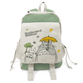 Anime Tonari no Totoro /Natsume Yuujinchou/tokyo ghoul Cosplay Anime around backpack shoulder bag travel