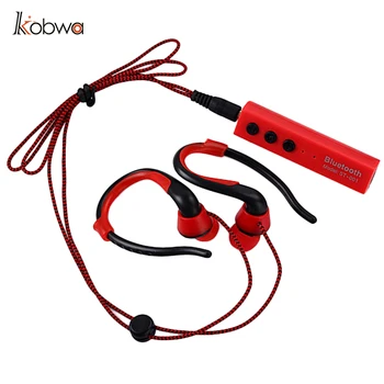 Sport Wireless Bluetooth Earphones Headset Stereo Headphones Handsfree With Mic 3.5mm Earbuds For Smart Phone Mp3 Player 2