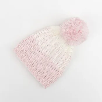 Crochet hats with Pom pom, Winter Warm Knit hat