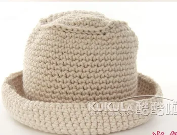 Wholesale fashion knitted crochet women wool hat bucket hat winter warm cap women fashion hat