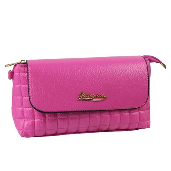 New Women Wallets Leather Chain Messenger Hand Bag Lattice buckle Large Capacity Wallet Design Clutch Female Purse